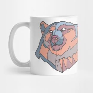 Hand drawn bear head vector illustration Mug